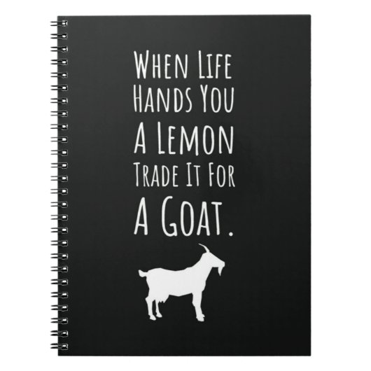 Funny Gifts For Goat Lovers Farm Animals Farming Notitieboek (Voorkant)