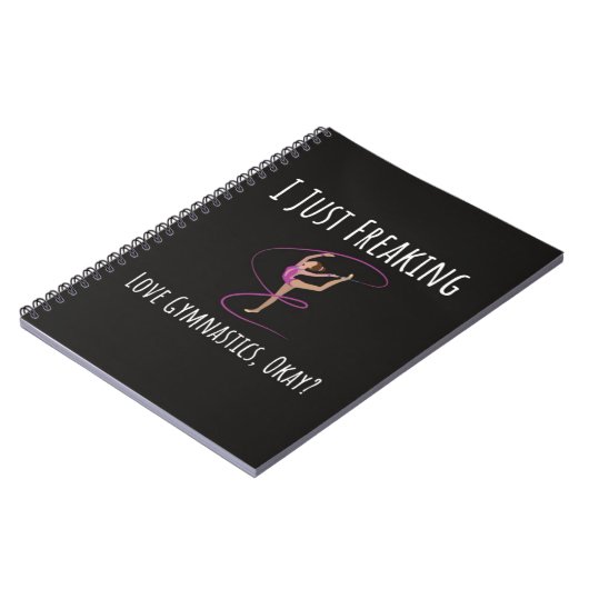 Funny Gifts For Gymnastic Lovers For Her Humor Notitieboek (Linkerzijde)