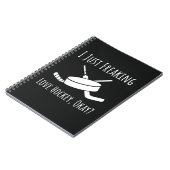 Funny Gifts For Hockey Fans Player Quote Lover Notitieboek (Linkerzijde)