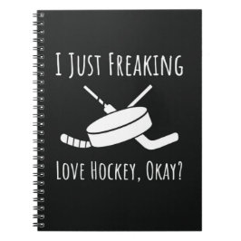Funny Gifts For Hockey Fans Player Quote Lover Notitieboek