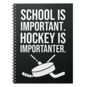 Funny Gifts For Hockey Fans Player Quote Team Notitieboek (Voorkant)