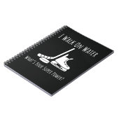 Funny Gifts For Hockey Players Team Athlete Sports Notitieboek (Linkerzijde)