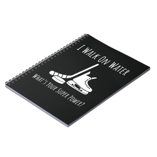 Funny Gifts For Hockey Players Team Athlete Sports Notitieboek (Linkerzijde)