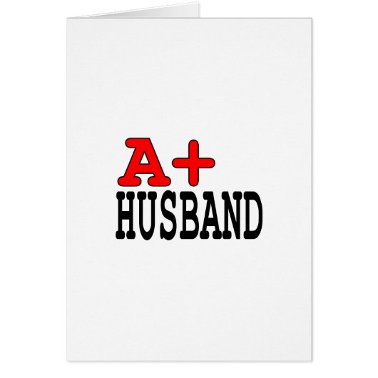 Funny Gifts for Husbands : A+ Husband (Voorkant)