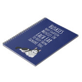 Funny Gifts For Husky Lovers Dogs Siberian Pet  Notitieboek (Linkerzijde)