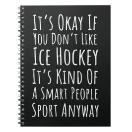 Funny Gifts For Ice Hockey Lovers Player Quote Notitieboek