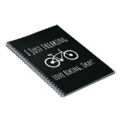 Funny Gifts For Mountain Bikers Biking Cycling Notitieboek (Rechterzijde)