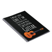 Funny Gifts For People Who Play Guitar Guitarist Notitieboek (Rechterzijde)