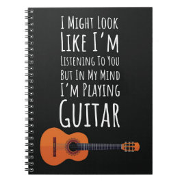 Funny Gifts For People Who Play Guitar Guitarist Notitieboek
