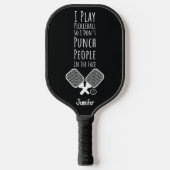 Funny Gifts For Pickleball Players Pickleballer Pickleball Paddle (Voorkant)