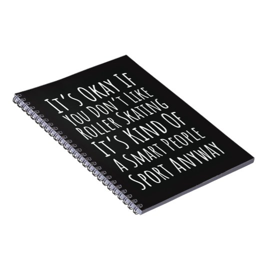 Funny Gifts For Rollerbladers Skater Skating Humor Notitieboek (Rechterzijde)