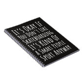 Funny Gifts For Skateboarders Skater Skateboarding Notitieboek (Rechterzijde)
