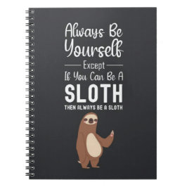 Funny Gifts For Sloth Lovers Humor Animals Joke Notitieboek