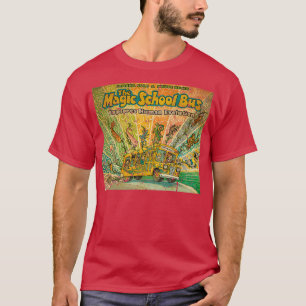 Funny Gifts Magic Cartoons School Bus Kinder Idol T-shirt