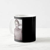 Funny Gifts Mikkelsen Danish Mads Actor Retro Wav Koffiemok (Voorkant links)