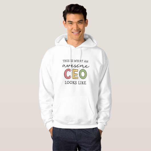 Funny Gifts voor CEO | Geweldige CEO Boss Gifts Hoodie (Voorkant volledig)