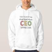 Funny Gifts voor CEO | Geweldige CEO Boss Gifts Hoodie (Voorkant)