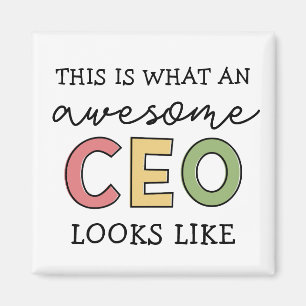 Funny Gifts voor CEO   Geweldige CEO Boss Gifts Magneet