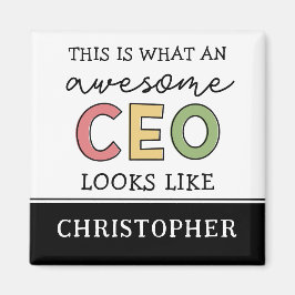 Funny Gifts voor CEO | Geweldige CEO Boss Gifts Magneet