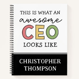 Funny Gifts voor CEO | Geweldige CEO Boss Gifts Notitieboek