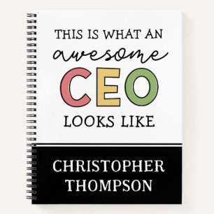 Funny Gifts voor CEO   Geweldige CEO Boss Gifts Notitieboek