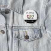 Funny Gifts voor CEO | Geweldige CEO Boss Gifts Ronde Button 5,7 Cm (In situ)