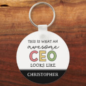 Funny Gifts voor CEO | Geweldige CEO Boss Gifts Sleutelhanger (Voorkant)