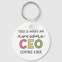 Funny Gifts voor CEO | Geweldige CEO Boss Gifts Sleutelhanger