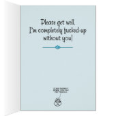 Funny "Gin in a Humidifier" Get-Well (Binnen (Rechts))