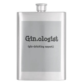 Funny Gin.ologist Flask Heupfles