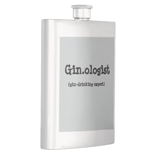 Funny Gin.ologist Flask Heupfles (Rechts)