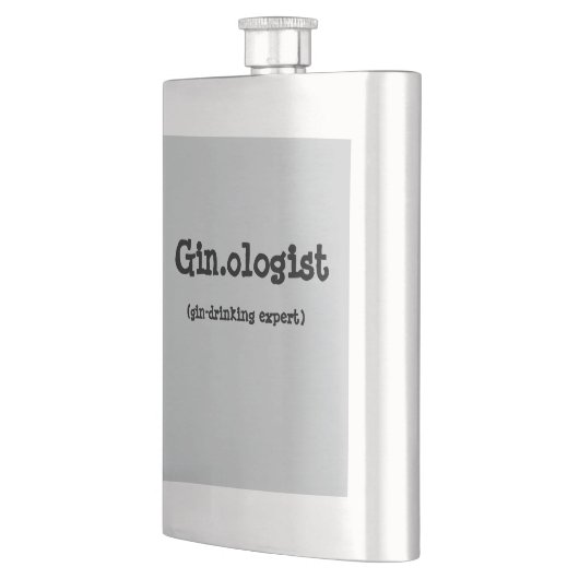 Funny Gin.ologist Flask Heupfles (Links)