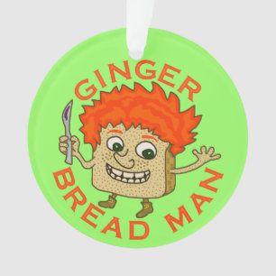 Funny Ginger Bread Man Kerstmis Ornament