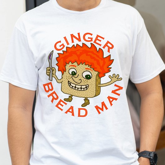Funny Ginger Bread Man Kerstmis T-shirt