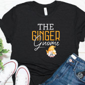 Funny Ginger Gnome Beer Kerstmis T-Shirt