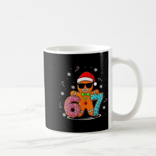 Funny Gingerbread 67 Six Seven Ice Cream Drip Chri Koffiemok (Rechts)