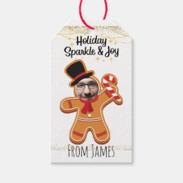 Funny gingerbread  cadeaulabel