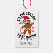 Funny gingerbread  cadeaulabel (Voorkant)