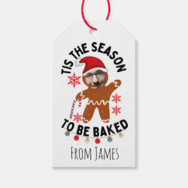 Funny gingerbread  cadeaulabel