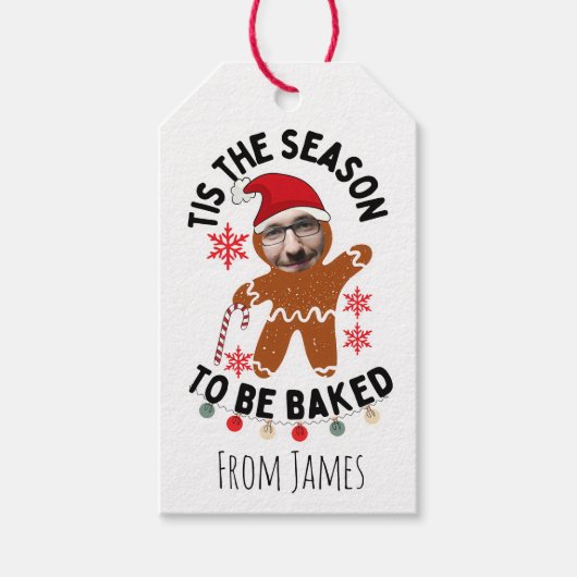 Funny gingerbread  cadeaulabel (Voorkant)