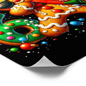 Funny Gingerbread Dabbing Six Seven 67 Meme Christ Poster (Hoek)