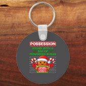 Funny Gingerbread Inmate Christmas Matching Family Sleutelhanger (Voorkant)