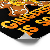 Funny Gingerbread Is So Rizzy Christmas 67 Gen Alp Poster (Hoek)