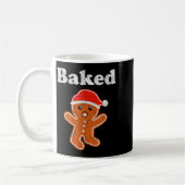 Funny Gingerbread Man Baked Cookie Baking Adult Ch Koffiemok (Links)