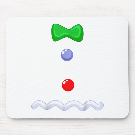 Funny Gingerbread Man Christmas Costume  Muismat (Voorkant)