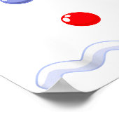 Funny Gingerbread Man Christmas Costume  Poster (Hoek)