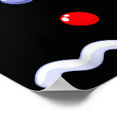 Funny Gingerbread Man Christmas Costume  Poster (Hoek)