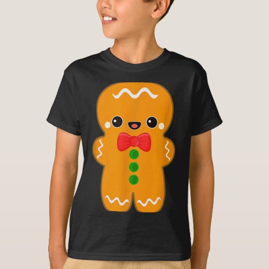 Funny Gingerbread Man Christmas Men Women Adult Yo T-shirt (Voorkant)