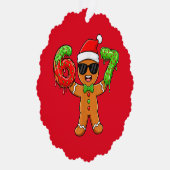 Funny Gingerbread “Melting into 2026” Ornament (Rechts)