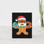 Funny Gingerbread Six Seven 67 Christmas Ice Cream Kaart (Voorkant)